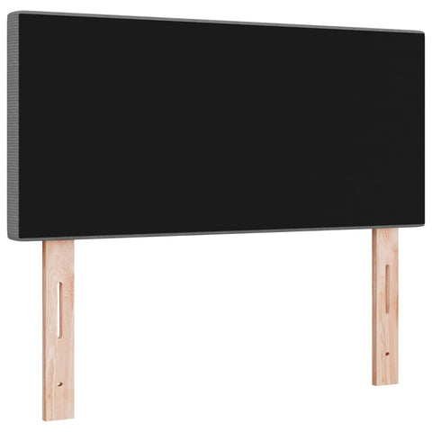 vidaXL Headboard Height Adjustable Manual Light grey 80 cm Rib fabric