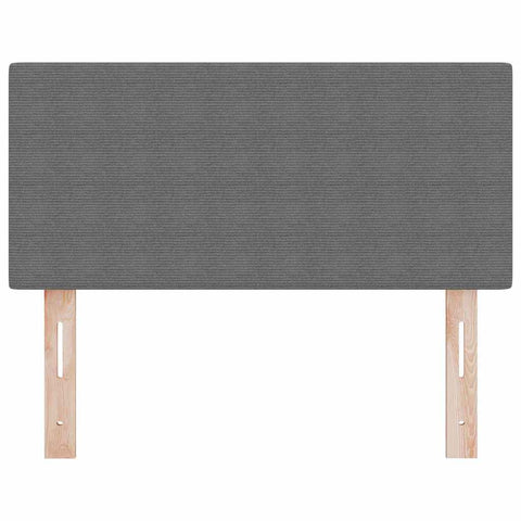 vidaXL Headboard Height Adjustable Manual Light grey 80 cm Rib fabric