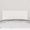 vidaXL Headboard Height Adjustable Manual Cream 80 cm Rib fabric