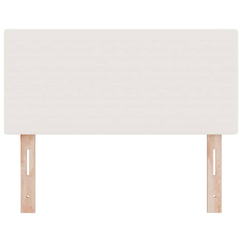 vidaXL Headboard Height Adjustable Manual Cream 80 cm Rib fabric