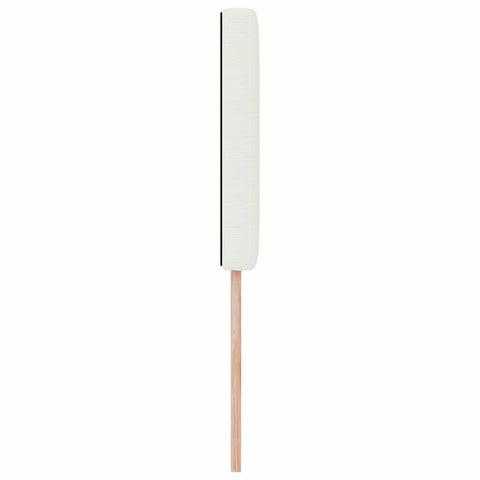 vidaXL Headboard Height Adjustable Manual Cream 80 cm Rib fabric
