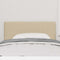 vidaXL Headboard Height Adjustable Light green grey 80 cm Rib fabric