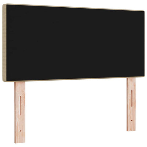 vidaXL Headboard Height Adjustable Light green grey 80 cm Rib fabric