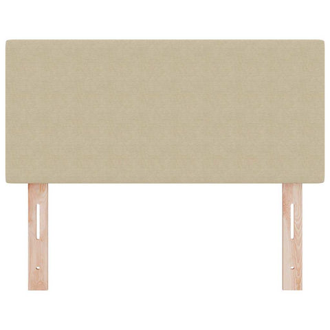 vidaXL Headboard Height Adjustable Light green grey 80 cm Rib fabric