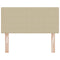 vidaXL Headboard Height Adjustable Light green grey 80 cm Rib fabric