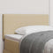vidaXL Headboard Height Adjustable Light green grey 90 cm Rib fabric