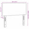 vidaXL Headboard Height Adjustable Manual Dark grey 100 cm Rib fabric