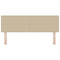 vidaXL Headboard Height Adjustable Light green grey 140 cm Rib fabric