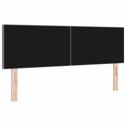 vidaXL Headboard Height Adjustable Manual Light grey 160 cm Rib fabric