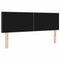 vidaXL Headboard Height Adjustable Manual Light grey 160 cm Rib fabric