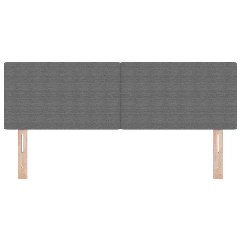 vidaXL Headboard Height Adjustable Manual Light grey 160 cm Rib fabric