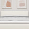 vidaXL Headboard Height Adjustable Manual Cream 160 cm Rib fabric