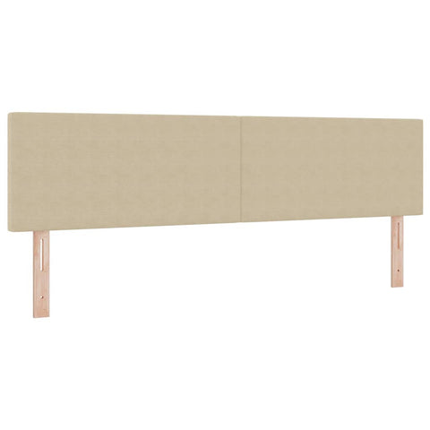 vidaXL Headboard Height Adjustable Light green grey 180 cm Rib fabric