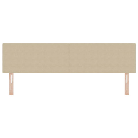 vidaXL Headboard Height Adjustable Light green grey 180 cm Rib fabric