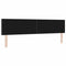 vidaXL Headboard Height Adjustable Manual Light grey 200 cm Rib fabric