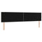 vidaXL Headboard Height Adjustable Manual Cream 200 cm Rib fabric