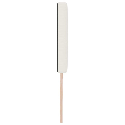 vidaXL Headboard Height Adjustable Manual Cream 200 cm Rib fabric