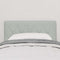 vidaXL Velvet Headboard Argyle with Headboard Light grey 80 cm Velvet