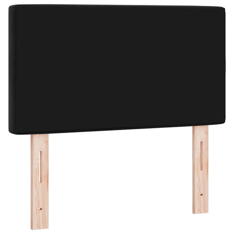 vidaXL Velvet Headboard Argyle with Headboard Black 80 cm Velvet