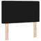 vidaXL Velvet Headboard Argyle with Headboard Black 80 cm Velvet