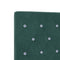 vidaXL Velvet Headboard Argyle with Headboard Dark Green 80 cm Velvet