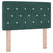 vidaXL Velvet Headboard Argyle with Headboard Dark Green 80 cm Velvet