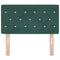 vidaXL Velvet Headboard Argyle with Headboard Dark Green 80 cm Velvet