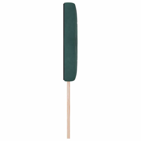 vidaXL Velvet Headboard Argyle with Headboard Dark Green 80 cm Velvet
