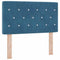 vidaXL Velvet Headboard Argyle with Headboard Dark blue 80 cm Velvet