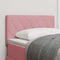 vidaXL Velvet Headboard Argyle with Headboard Manual Pink 80 cm Velvet