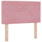vidaXL Velvet Headboard Argyle with Headboard Manual Pink 80 cm Velvet