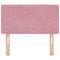 vidaXL Velvet Headboard Argyle with Headboard Manual Pink 80 cm Velvet