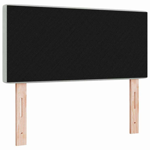 vidaXL Velvet Headboard Argyle with Headboard Light grey 90 cm Velvet