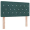 vidaXL Velvet Headboard Argyle with Headboard Dark green 90 cm Velvet