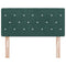 vidaXL Velvet Headboard Argyle with Headboard Dark green 90 cm Velvet