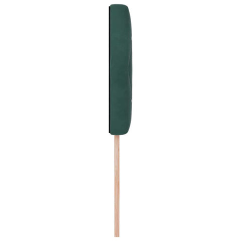 vidaXL Velvet Headboard Argyle with Headboard Dark green 90 cm Velvet