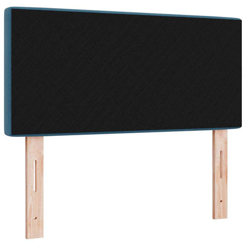 vidaXL Velvet Headboard Argyle with Headboard Dark blue 90 cm Velvet