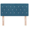 vidaXL Velvet Headboard Argyle with Headboard Dark blue 90 cm Velvet