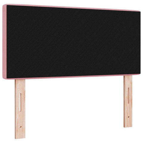 vidaXL Velvet Headboard Argyle with Headboard Manual Pink 90 cm Velvet