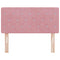 vidaXL Velvet Headboard Argyle with Headboard Manual Pink 90 cm Velvet