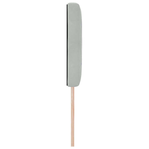 vidaXL Velvet Headboard Argyle with Headboard Light grey 140 cm Velvet