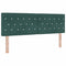vidaXL Velvet Headboard Argyle with Headboard Dark green 140 cm Velvet