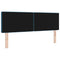 vidaXL Velvet Headboard Argyle with Headboard Dark blue 160 cm Velvet