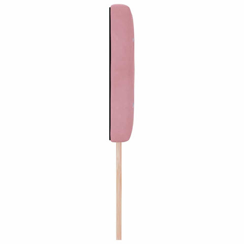 vidaXL Velvet Headboard Argyle with Headboard Pink 160 cm Velvet