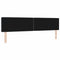 vidaXL Velvet Headboard Argyle with Headboard Dark Grey 200 cm Velvet