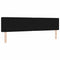 vidaXL Velvet Headboard Argyle with Headboard Black 200 cm Velvet