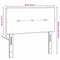 vidaXL Headboard Height Adjustable Manual Light grey 80 cm Fabric