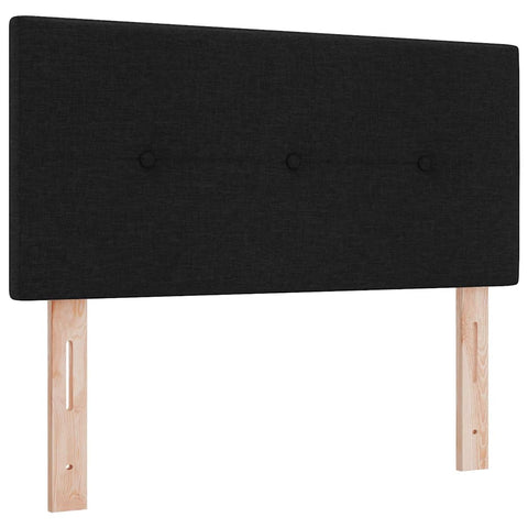 vidaXL Headboard Height Adjustable with Headboard Black 80 cm Fabric