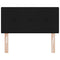 vidaXL Headboard Height Adjustable with Headboard Black 80 cm Fabric