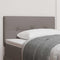 vidaXL Headboard Height Adjustable with Headboard Taupe 80 cm Fabric